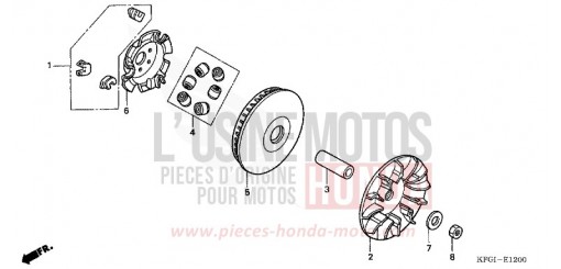 COTE SECONDAIRE FES250Y de 2000